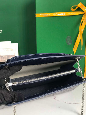 Goyard ROUETSPMLTY07CL07P Rouette Structur¨¦ PM Bag Navy Blue - Default Title - View 7