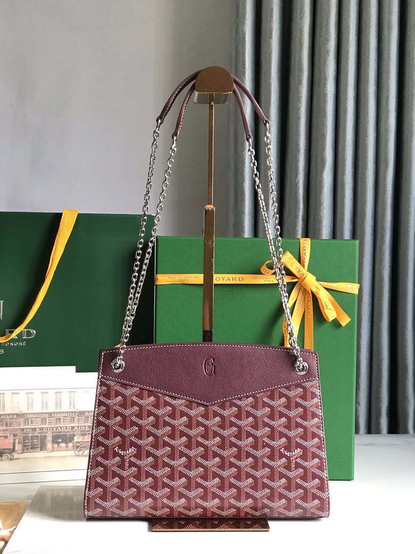 Goyard ROUETSPMLTY07CL07P Rouette Structur¨¦ PM Bag Wine Red