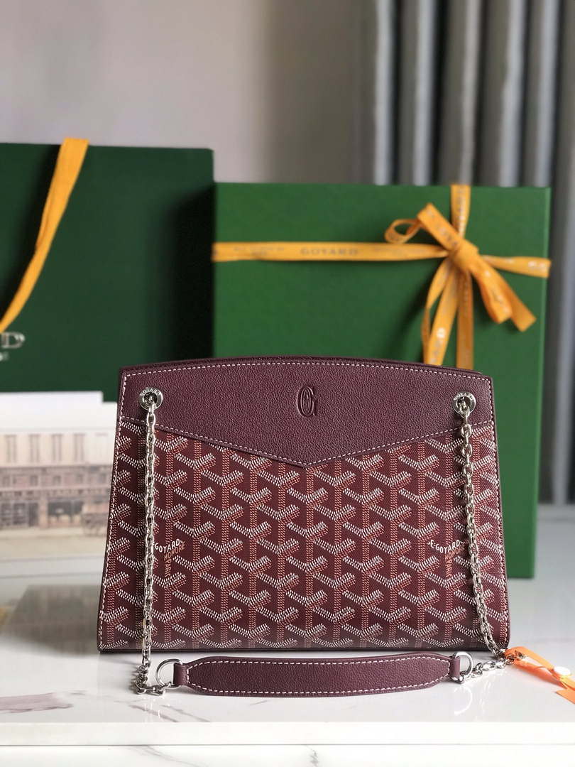 Goyard ROUETSPMLTY07CL07P Rouette Structur¨¦ PM Bag Wine Red