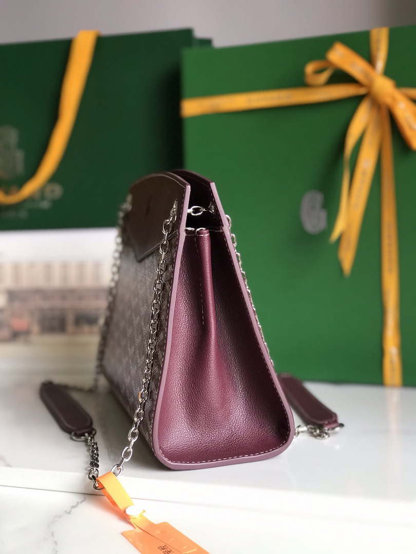 Goyard ROUETSPMLTY07CL07P Rouette Structur¨¦ PM Bag Wine Red