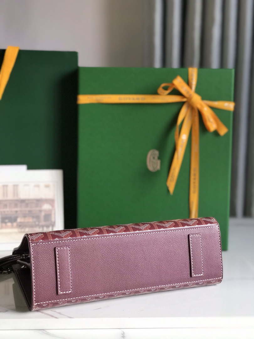 Goyard ROUETSPMLTY07CL07P Rouette Structur¨¦ PM Bag Wine Red