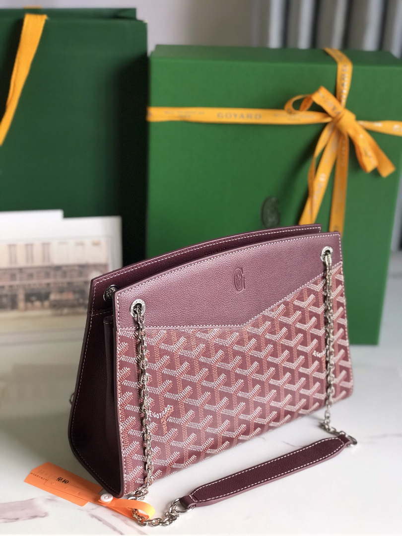 Goyard ROUETSPMLTY07CL07P Rouette Structur¨¦ PM Bag Wine Red