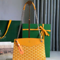 Goyard ROUETSPMLTY07CL07P Rouette Structur¨¦ PM Bag Yellow - Default Title - View 1