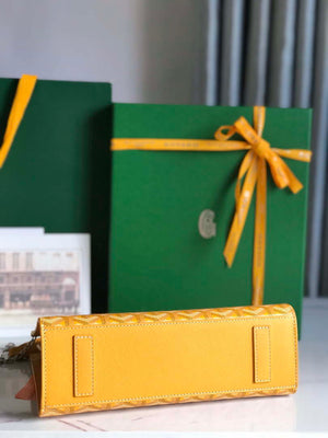 Goyard ROUETSPMLTY07CL07P Rouette Structur¨¦ PM Bag Yellow - Default Title - View 4
