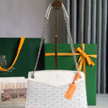 Goyard ROUETSPMLTY07CL07P Rouette Structur¨¦ PM Bag White - Default Title - View 1