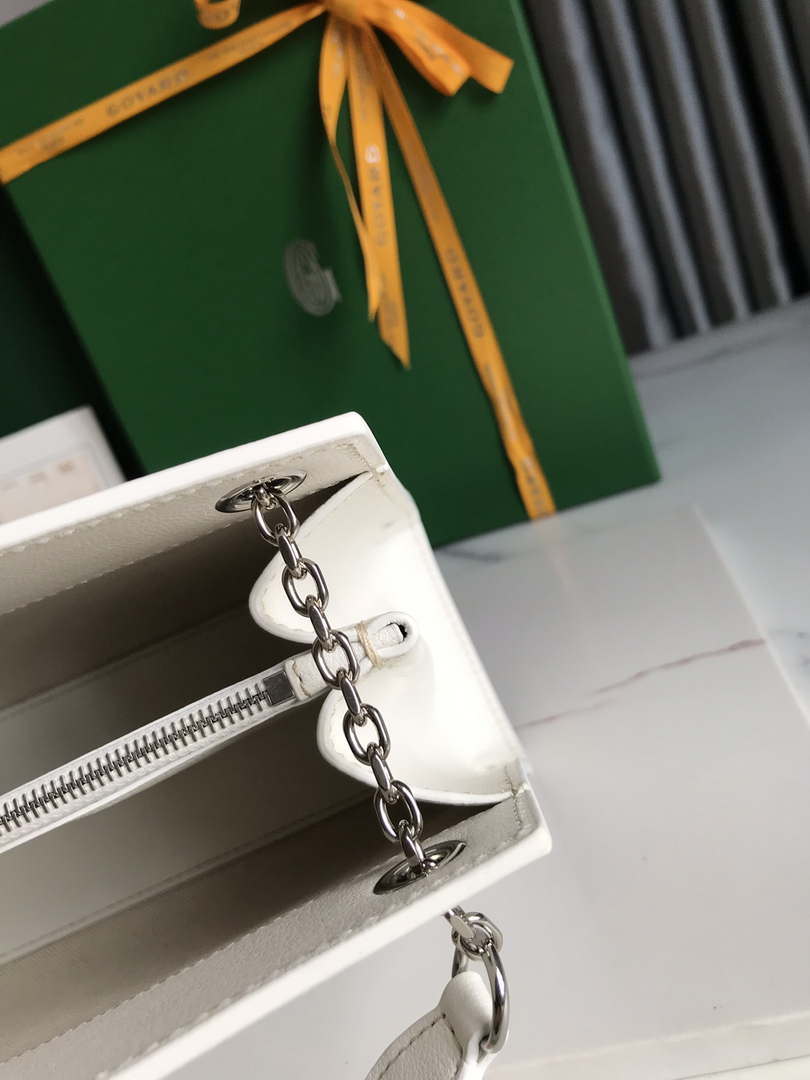 Goyard ROUETSPMLTY07CL07P Rouette Structur¨¦ PM Bag White