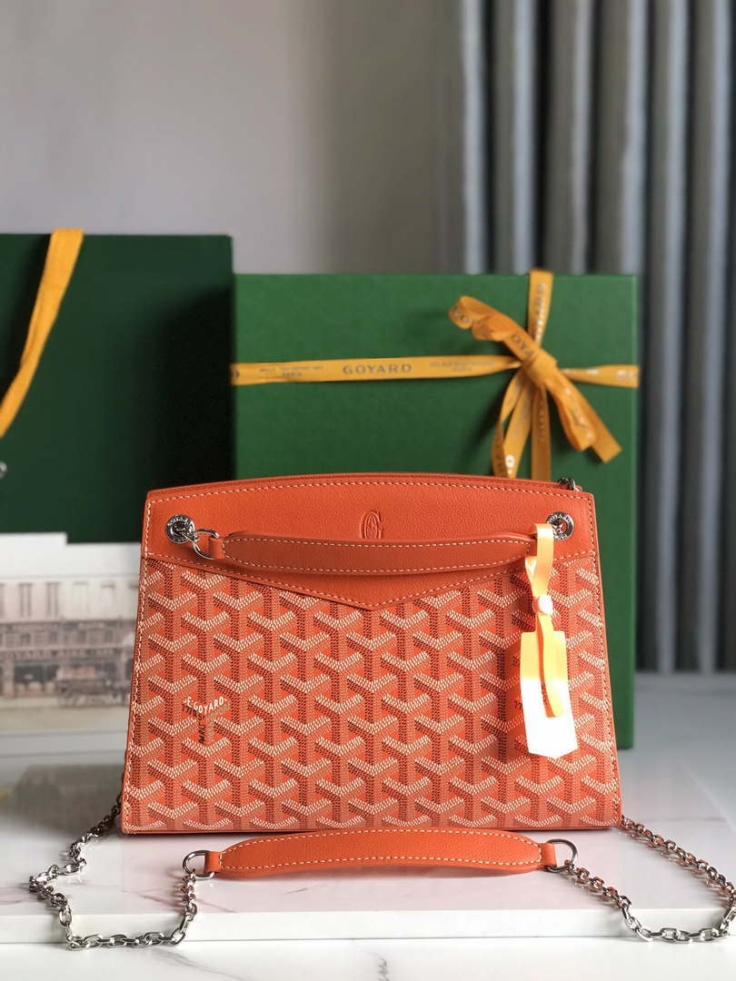 Goyard ROUETSPMLTY07CL07P Rouette Structur¨¦ PM Bag Orange