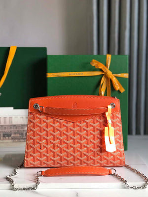 Goyard ROUETSPMLTY07CL07P Rouette Structur¨¦ PM Bag Orange - Default Title - View 2