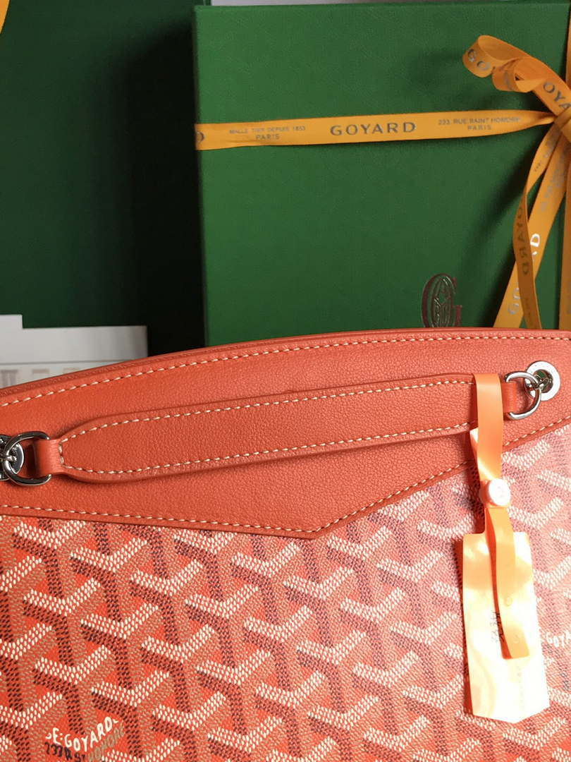 Goyard ROUETSPMLTY07CL07P Rouette Structur¨¦ PM Bag Orange