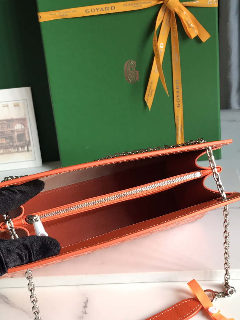 Goyard ROUETSPMLTY07CL07P Rouette Structur¨¦ PM Bag Orange