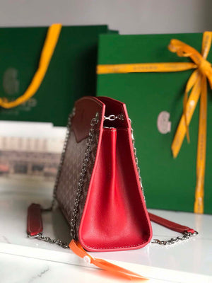 Goyard ROUETSPMLTY07CL07P Rouette Structur¨¦ PM Bag Red - Default Title - View 3