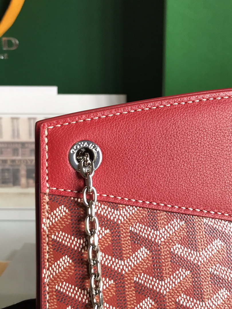 Goyard ROUETSPMLTY07CL07P Rouette Structur¨¦ PM Bag Red