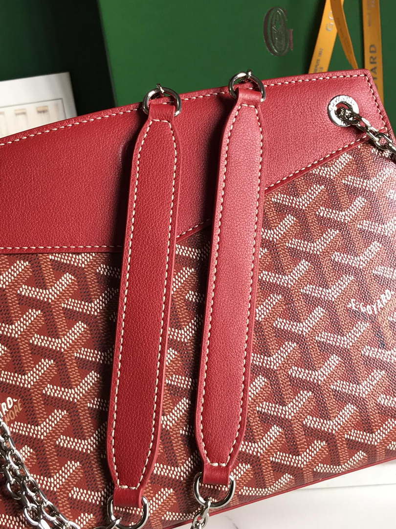 Goyard ROUETSPMLTY07CL07P Rouette Structur¨¦ PM Bag Red