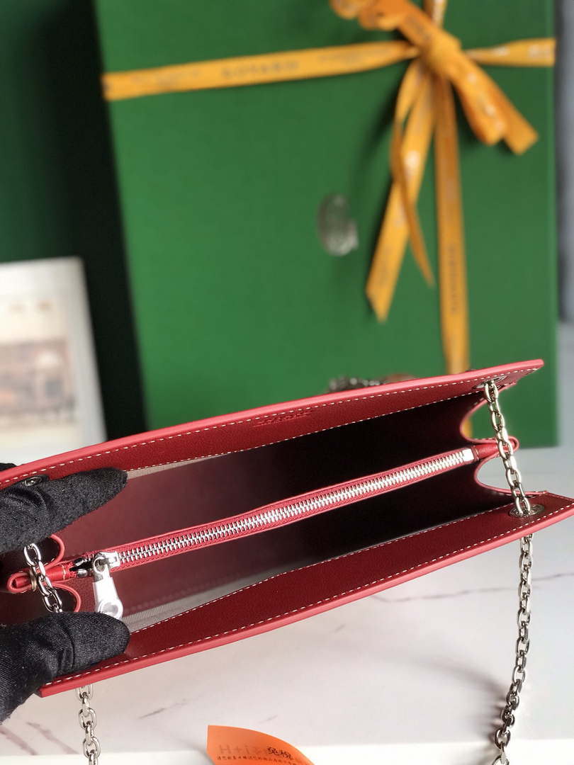 Goyard ROUETSPMLTY07CL07P Rouette Structur¨¦ PM Bag Red
