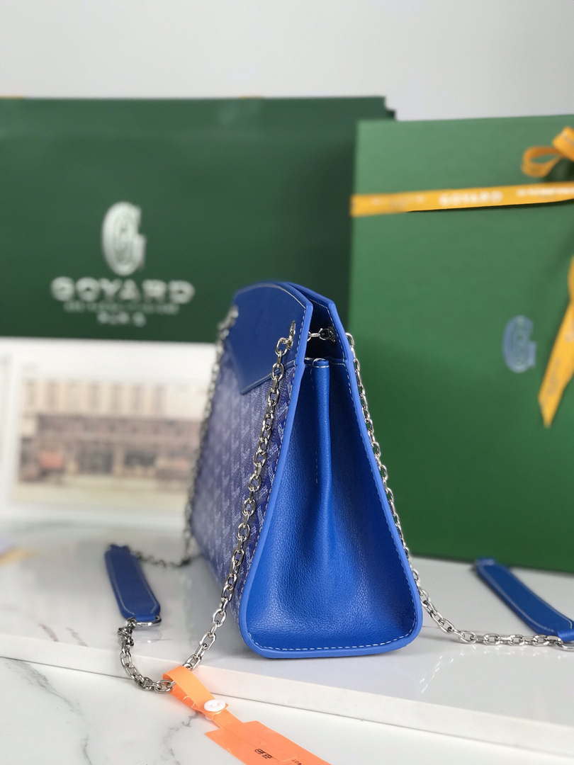 Goyard ROUETSPMLTY07CL07P Rouette Structur¨¦ PM Bag Blue