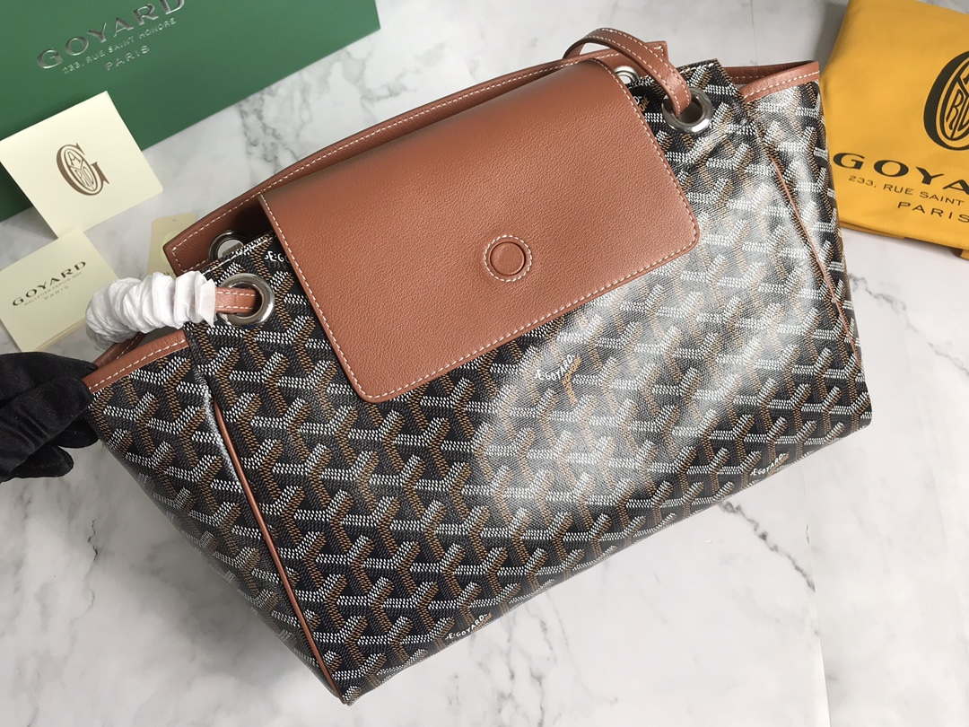 Goyard ROUETTPMLTY07CL07P Rouette Souple Bag Brown