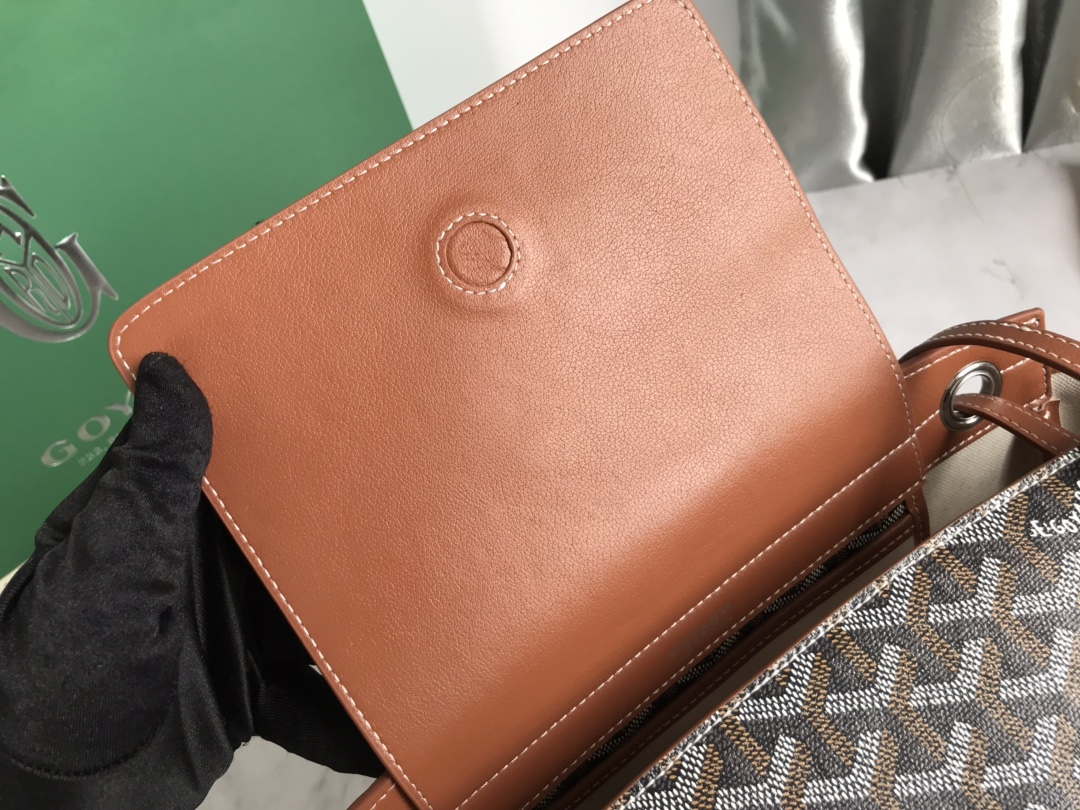 Goyard ROUETTPMLTY07CL07P Rouette Souple Bag Brown