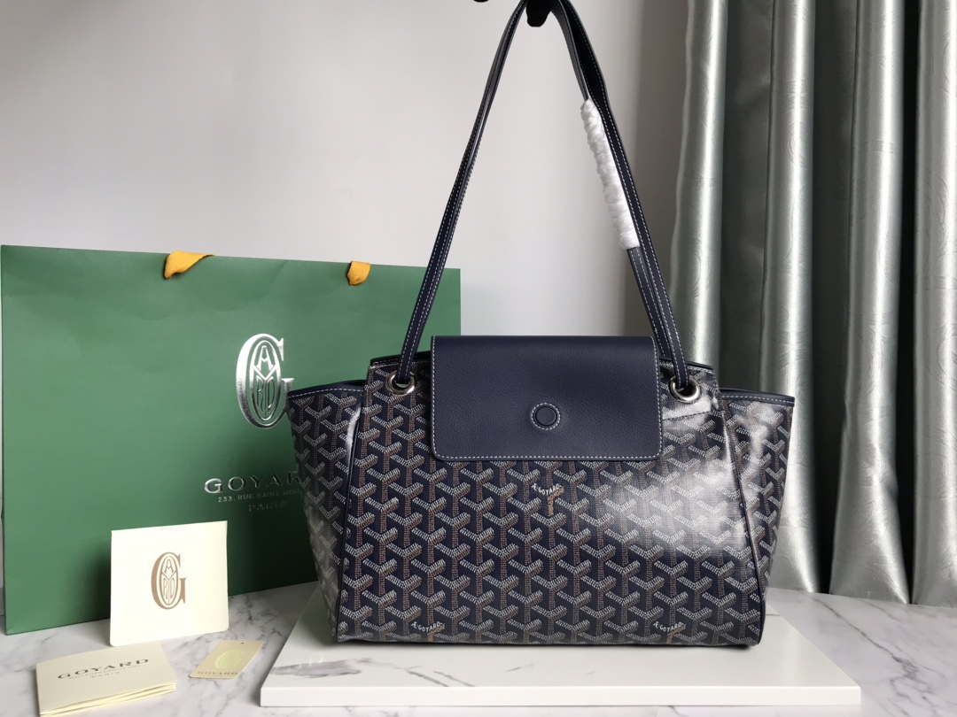 Goyard ROUETTPMLTY07CL07P Rouette Souple Bag Navy Blue