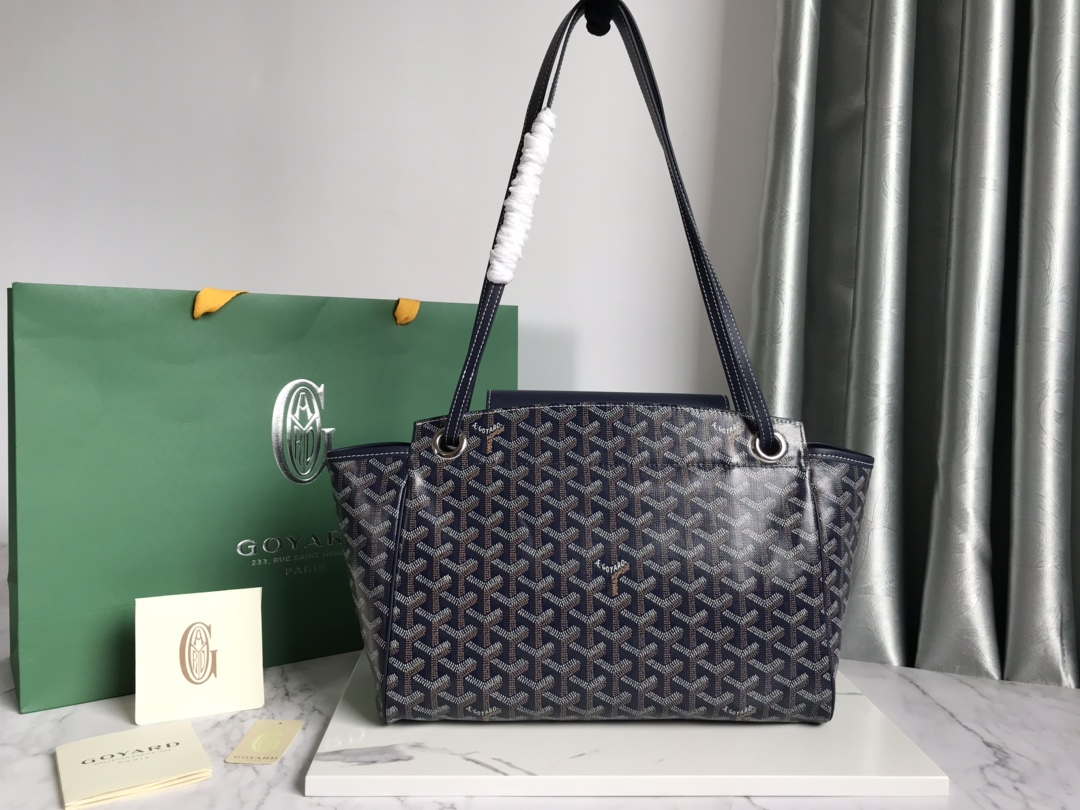 Goyard ROUETTPMLTY07CL07P Rouette Souple Bag Navy Blue