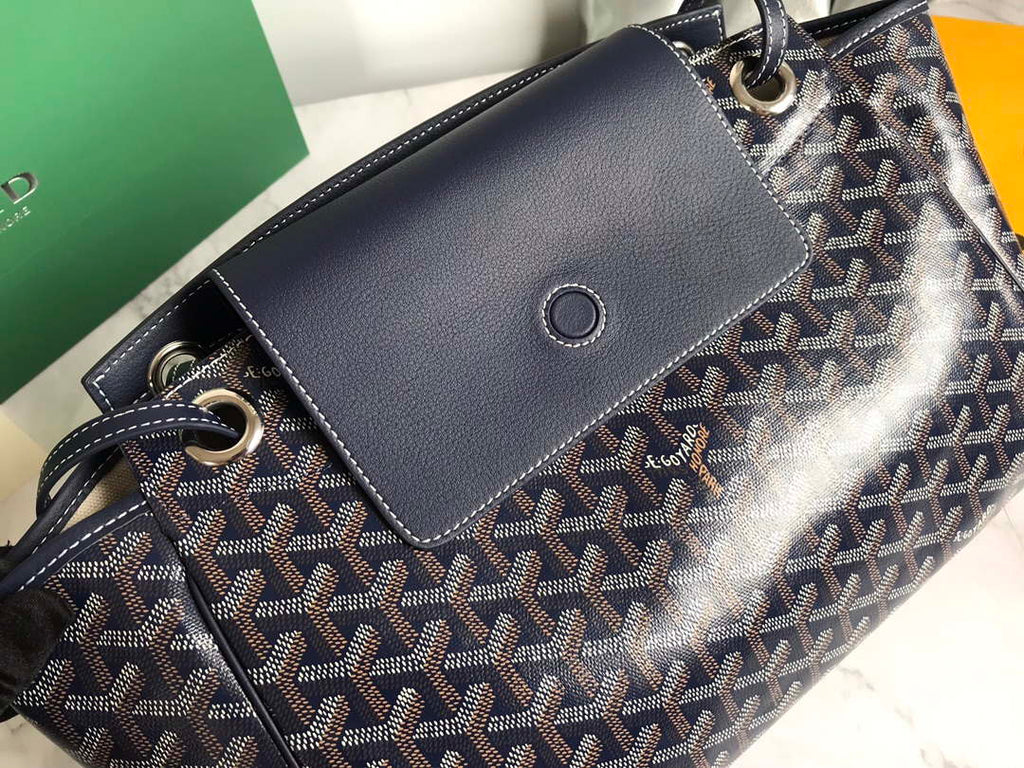 Goyard ROUETTPMLTY07CL07P Rouette Souple Bag Navy Blue