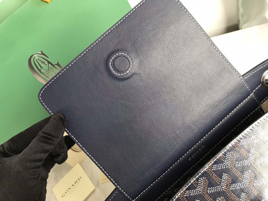 Goyard ROUETTPMLTY07CL07P Rouette Souple Bag Navy Blue