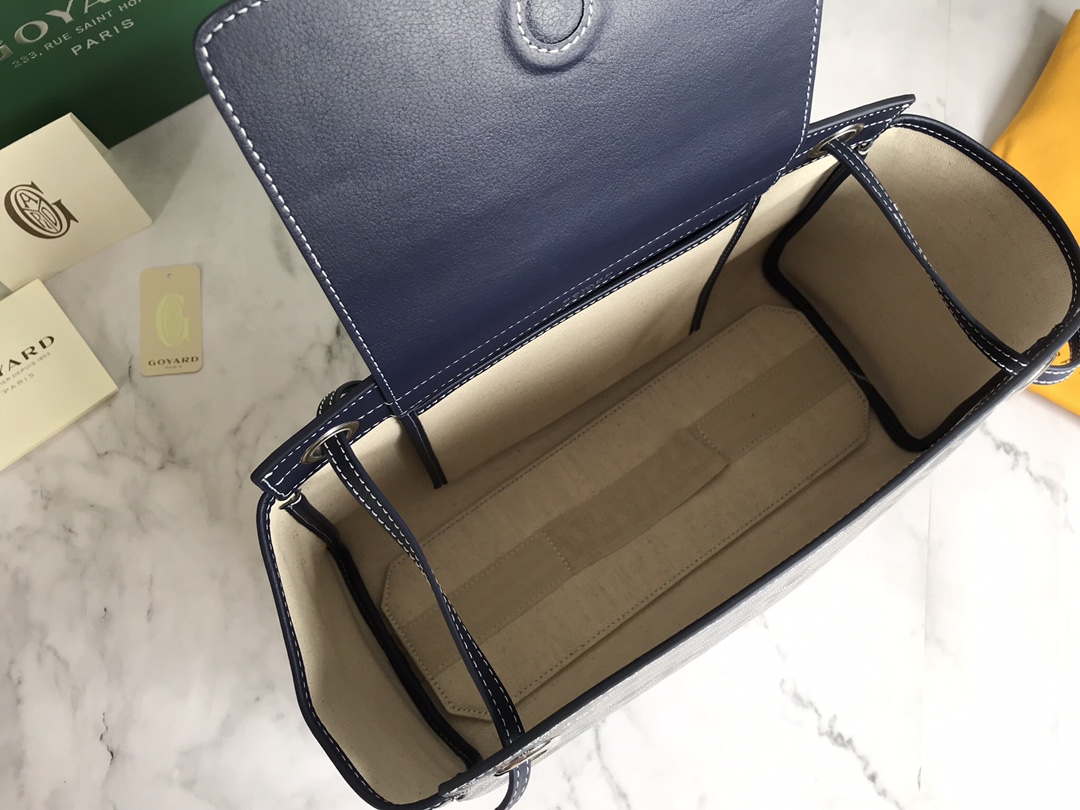 Goyard ROUETTPMLTY07CL07P Rouette Souple Bag Navy Blue