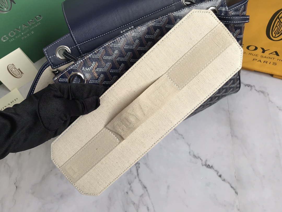 Goyard ROUETTPMLTY07CL07P Rouette Souple Bag Navy Blue
