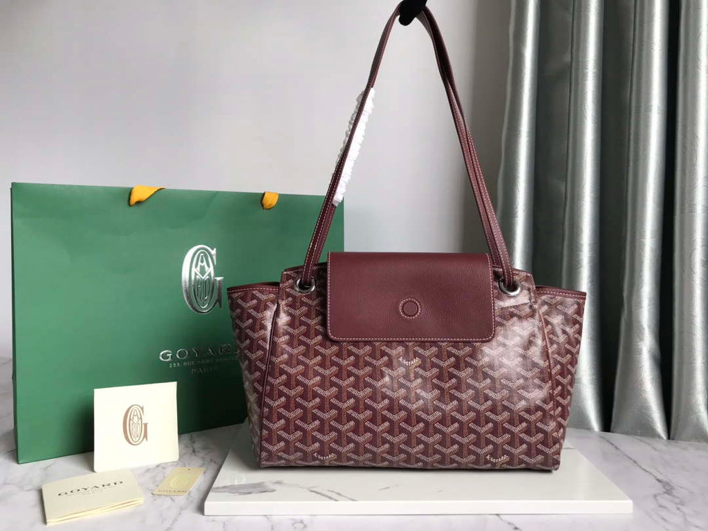 Goyard ROUETTPMLTY07CL07P Rouette Souple Bag Wine Red