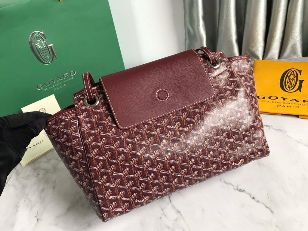 Goyard ROUETTPMLTY07CL07P Rouette Souple Bag Wine Red