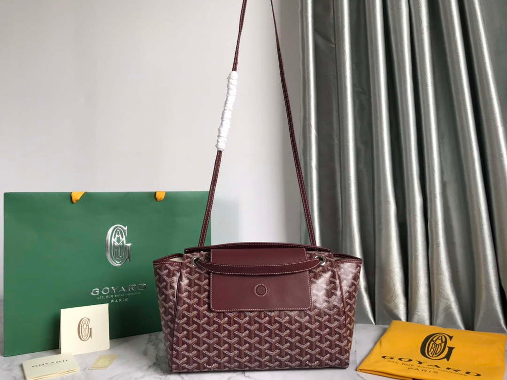Goyard ROUETTPMLTY07CL07P Rouette Souple Bag Wine Red