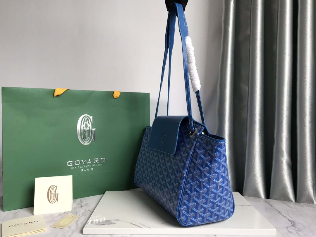 Goyard ROUETTPMLTY07CL07P Rouette Souple Bag Blue