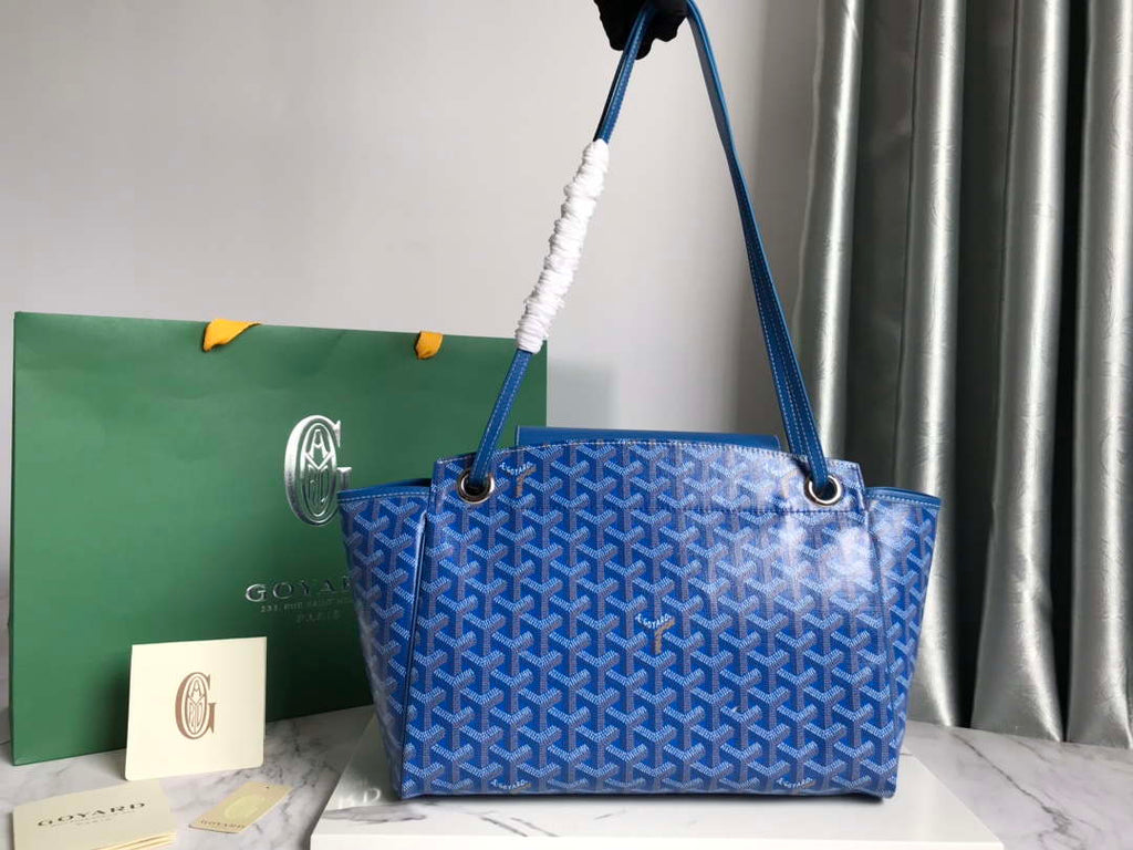 Goyard ROUETTPMLTY07CL07P Rouette Souple Bag Blue