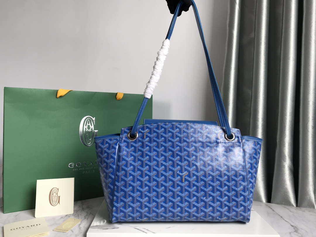 Goyard ROUETTPMLTY07CL07P Rouette Souple Bag Blue