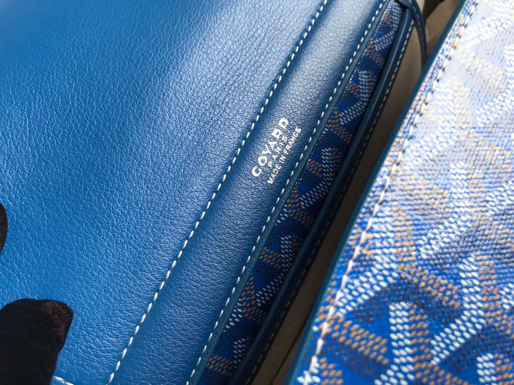 Goyard ROUETTPMLTY07CL07P Rouette Souple Bag Blue