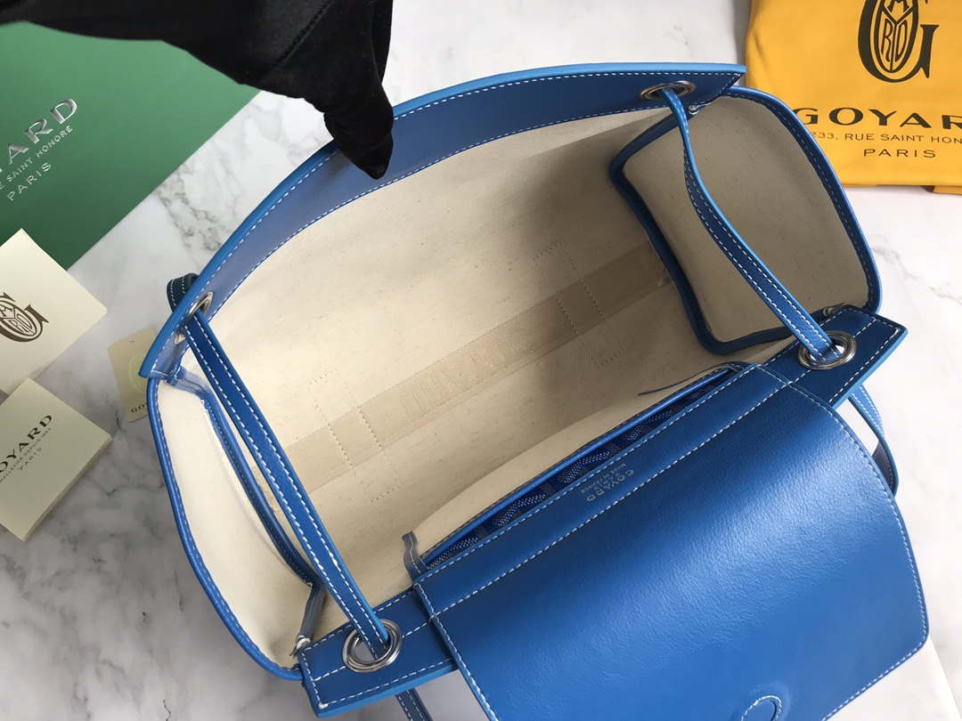 Goyard ROUETTPMLTY07CL07P Rouette Souple Bag Blue
