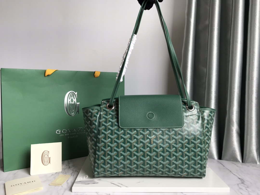 Goyard ROUETTPMLTY07CL07P Rouette Souple Bag Green