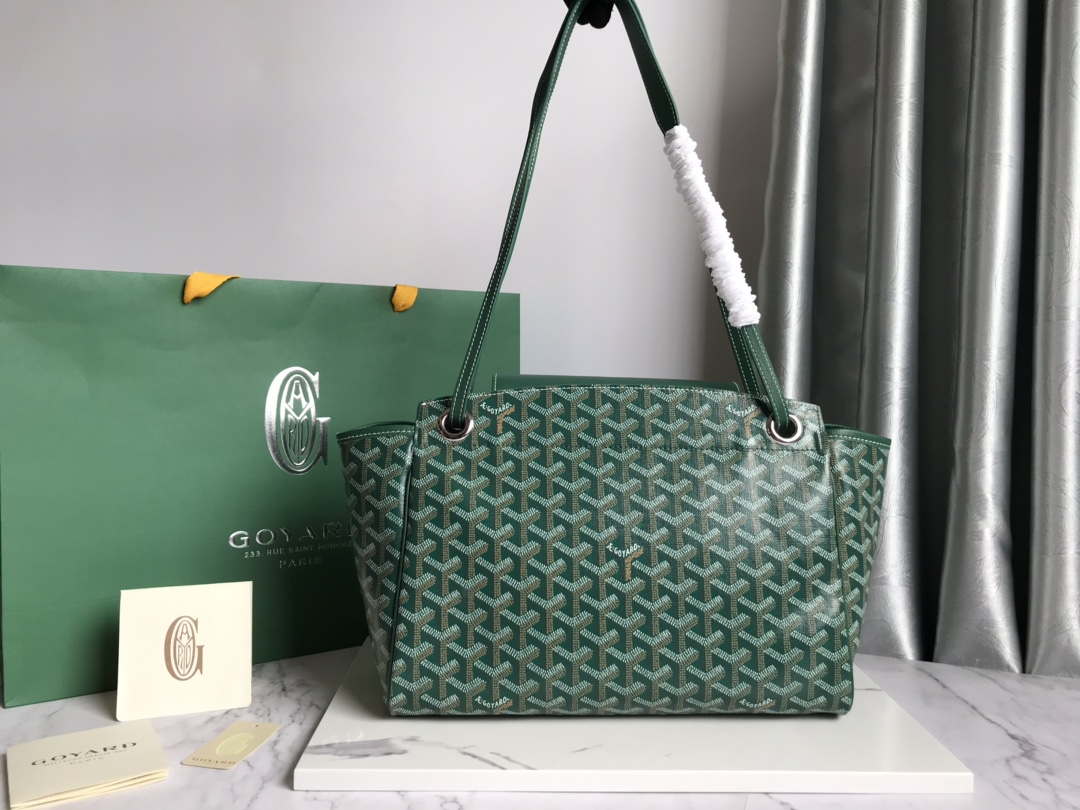 Goyard ROUETTPMLTY07CL07P Rouette Souple Bag Green