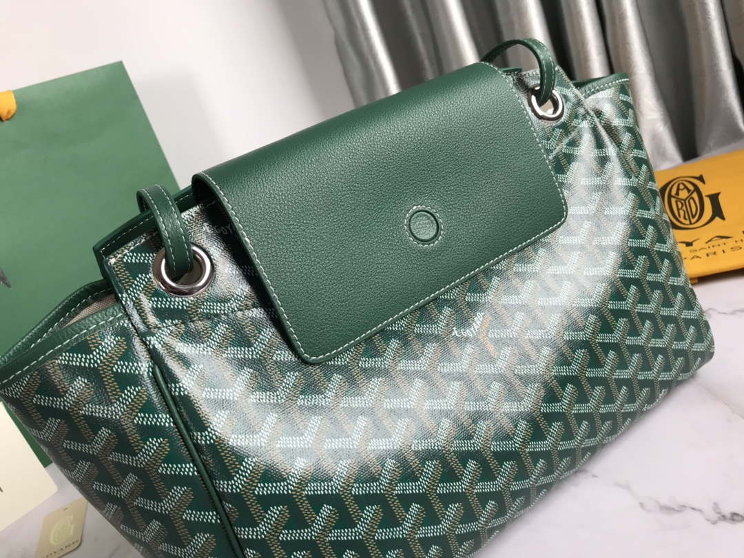 Goyard ROUETTPMLTY07CL07P Rouette Souple Bag Green