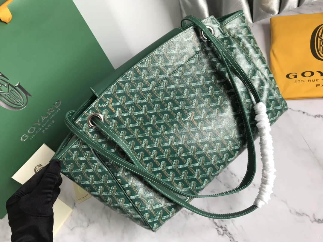 Goyard ROUETTPMLTY07CL07P Rouette Souple Bag Green