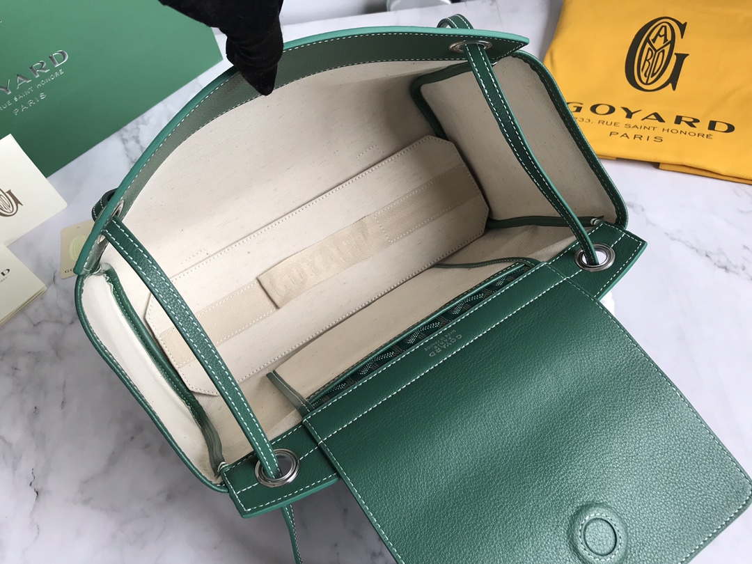 Goyard ROUETTPMLTY07CL07P Rouette Souple Bag Green
