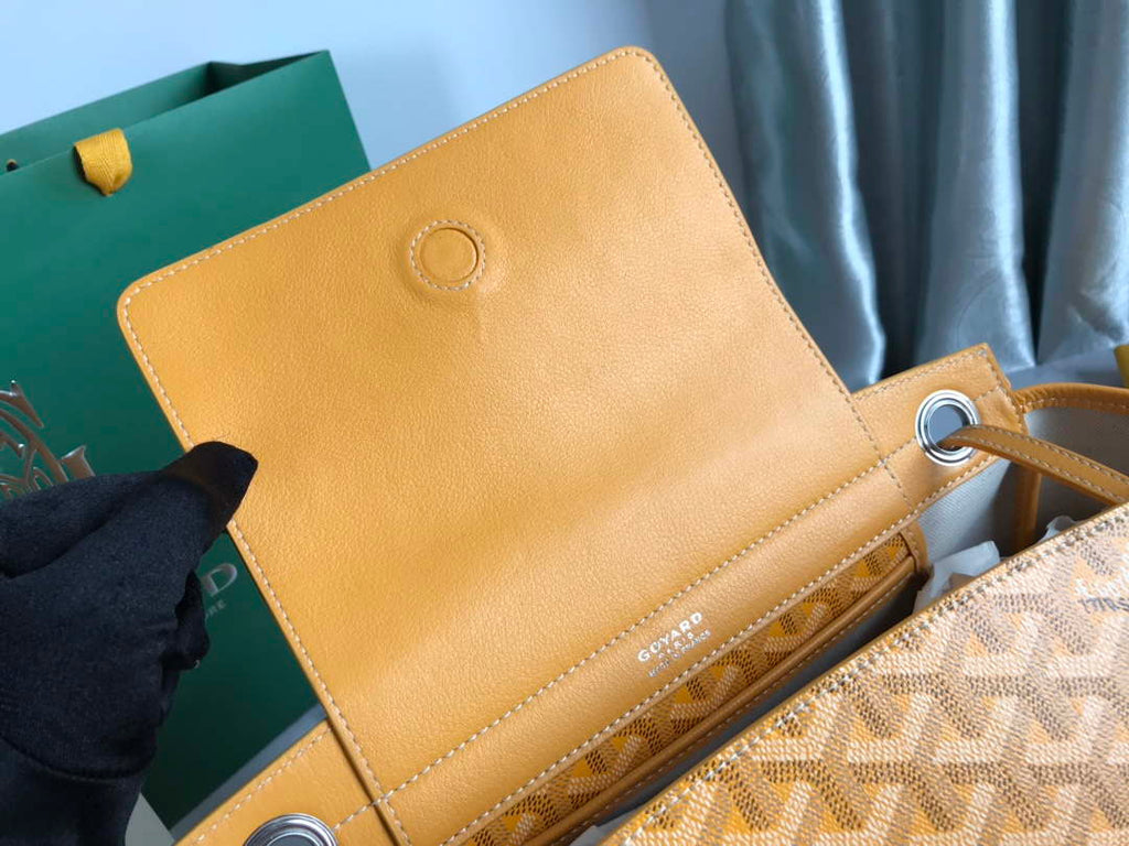 Goyard ROUETTPMLTY07CL07P Rouette Souple Bag Yellow