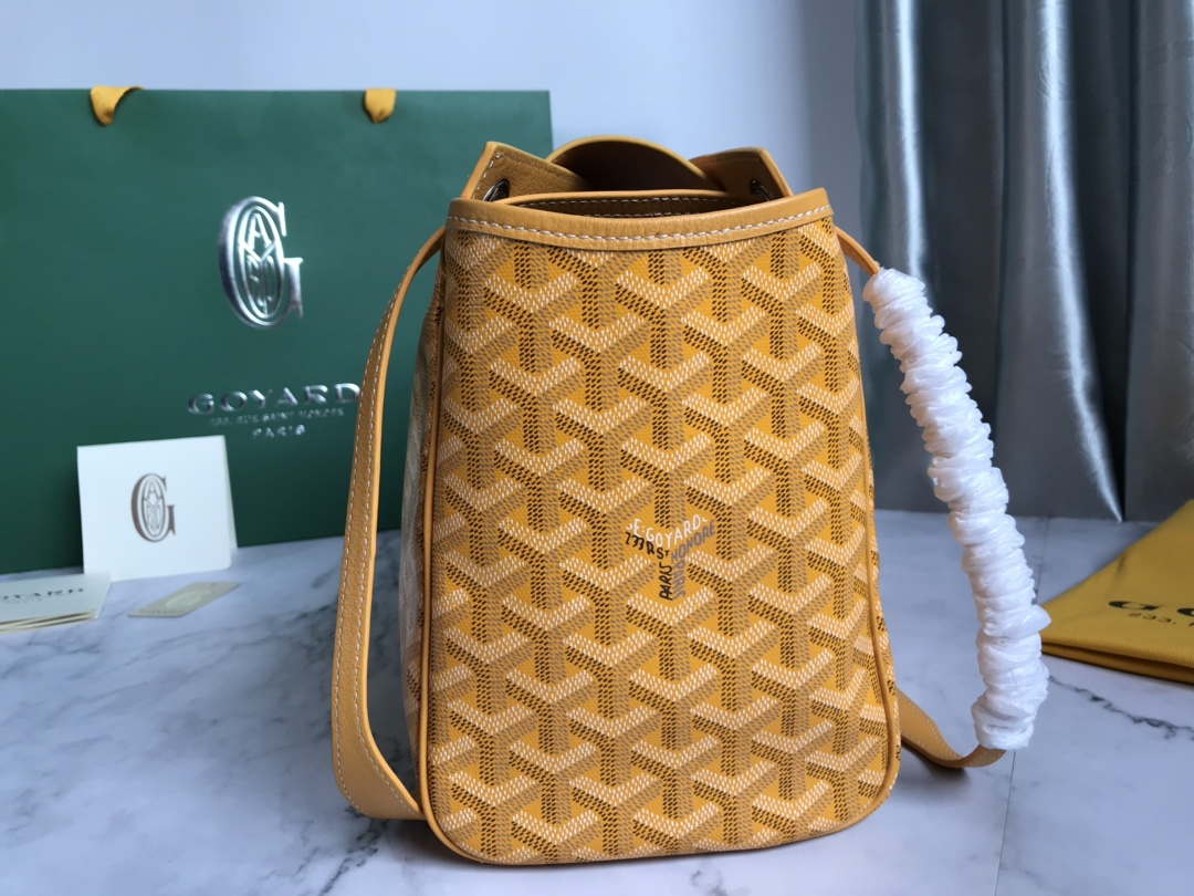 Goyard ROUETTPMLTY07CL07P Rouette Souple Bag Yellow