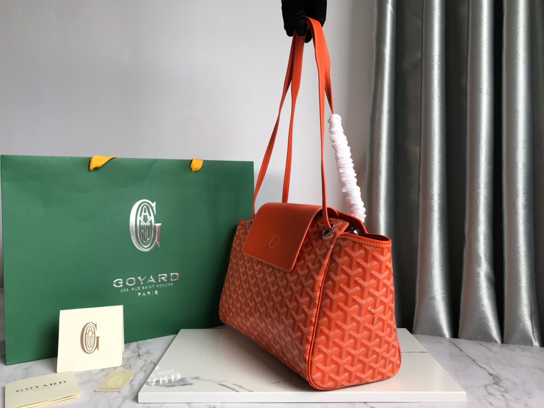 Goyard ROUETTPMLTY07CL07P Rouette Souple Bag Orange