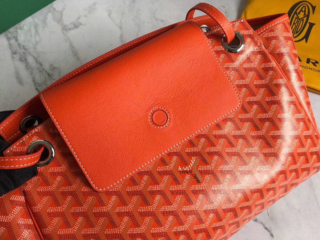 Goyard ROUETTPMLTY07CL07P Rouette Souple Bag Orange