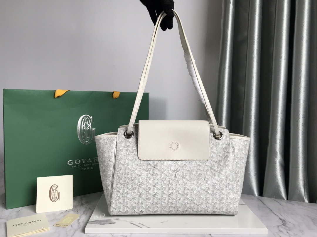 Goyard ROUETTPMLTY07CL07P Rouette Souple Bag White
