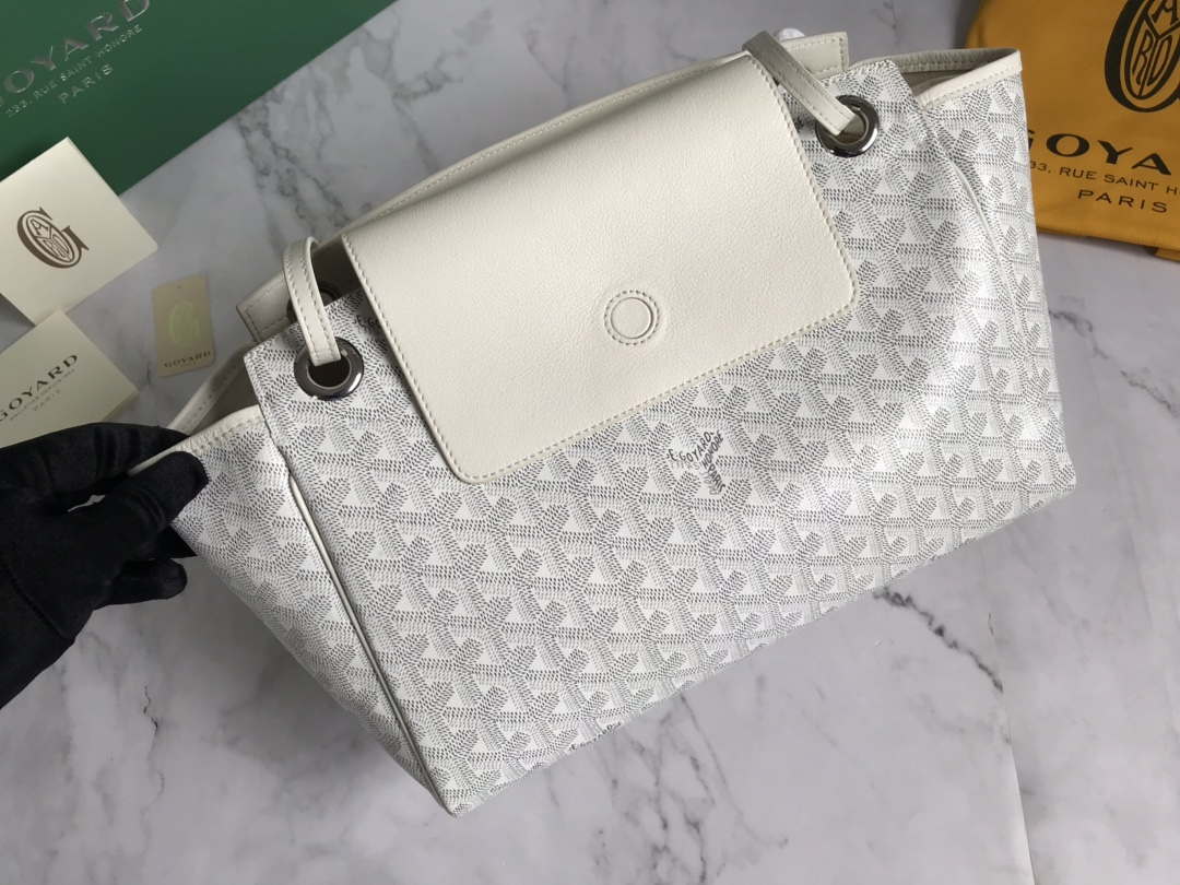 Goyard ROUETTPMLTY07CL07P Rouette Souple Bag White