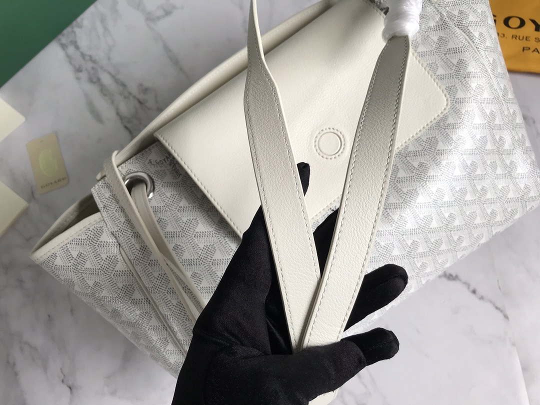 Goyard ROUETTPMLTY07CL07P Rouette Souple Bag White