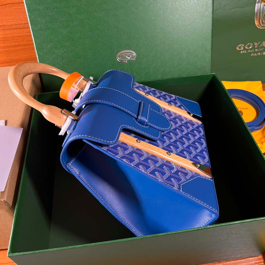 Goyard BPMLTY07CL07P Sac Saigon Pm Bag Blue