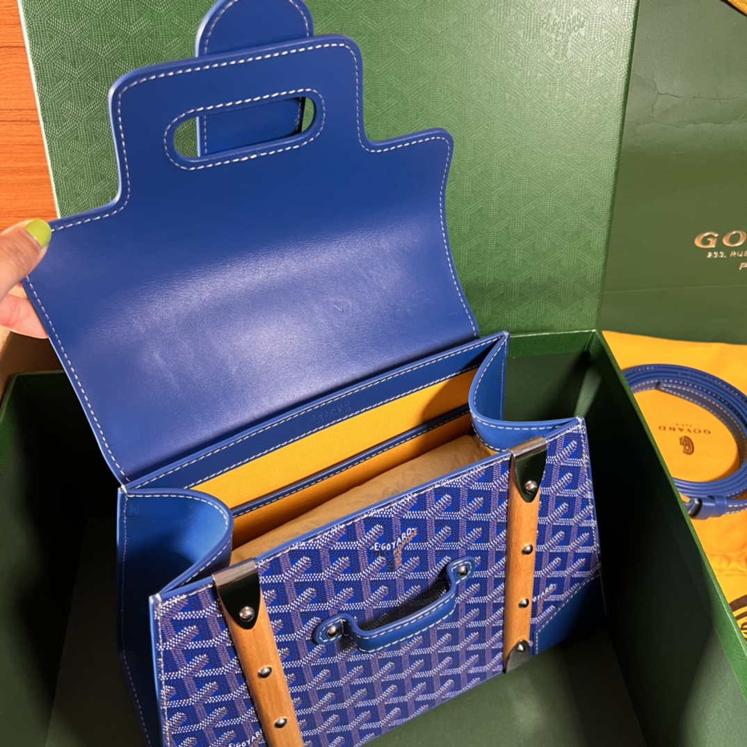 Goyard BPMLTY07CL07P Sac Saigon Pm Bag Blue