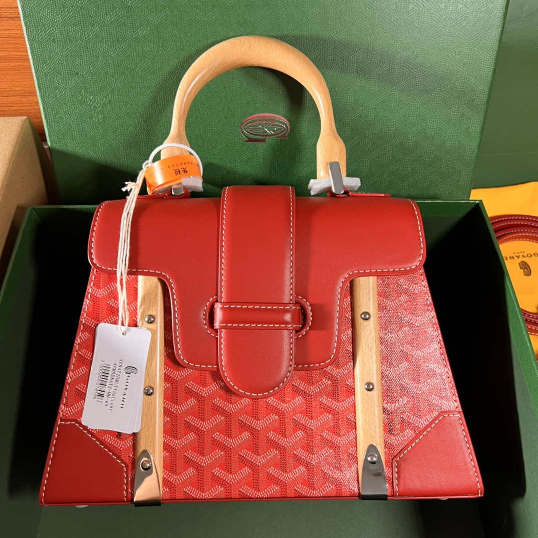 Goyard BPMLTY07CL07P Sac Saigon Pm Bag Red - Default Title - View 1